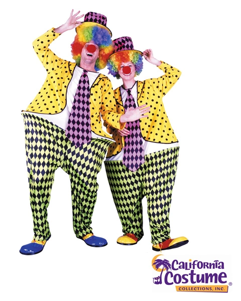 Hoop Clown Standard Costume For Adult