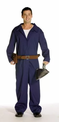 Brick Layer Jumpsuit Adult Costume