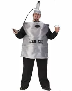 Mens Plus Size Beer Keg Costume