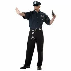 Cop Shirt And Hat Police Set