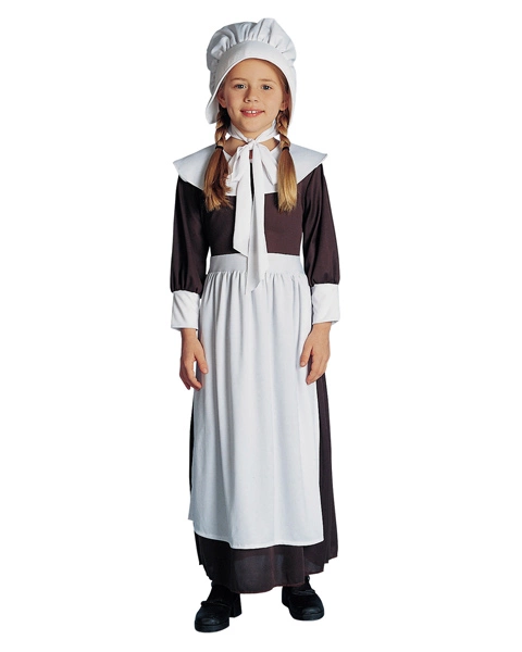 Pilgrim Girl Costume For Child